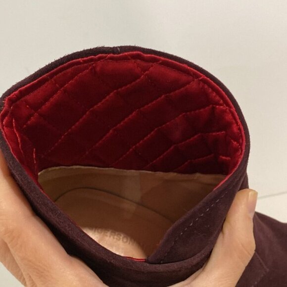 SIGERSON MORRISON Unity Booties Dark Purple Size 6 - Picture 11 of 12